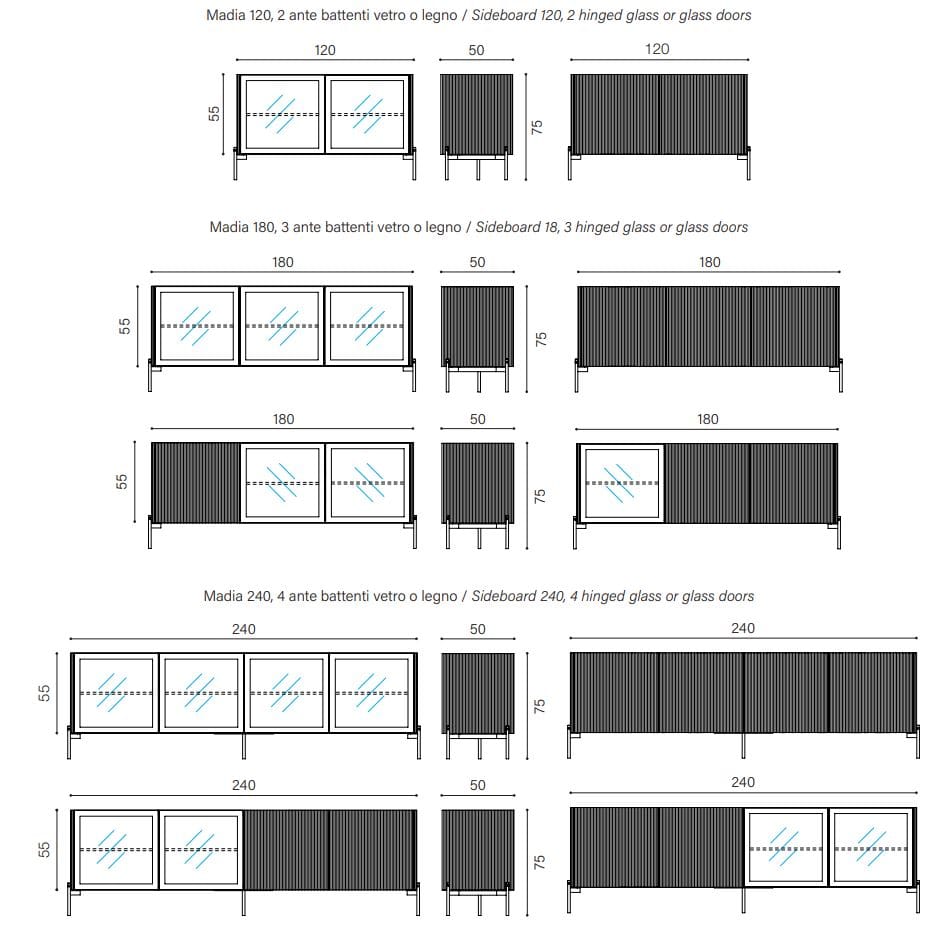 Шкаф из дуба с распашными дверями Devina Nais Ноль.22 ARCH-00026545 - Вид №5
