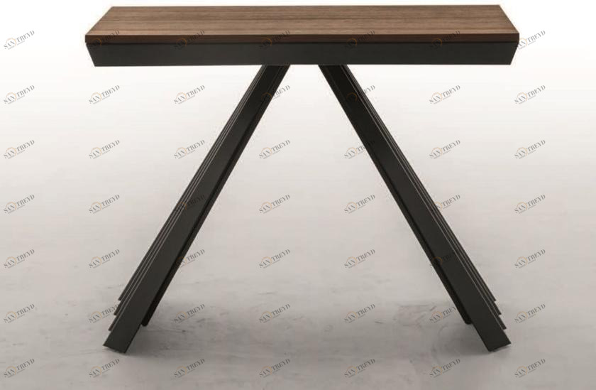 Tonin Casa Консоль / стол из меламина на металлической основе Ventaglio T6509 