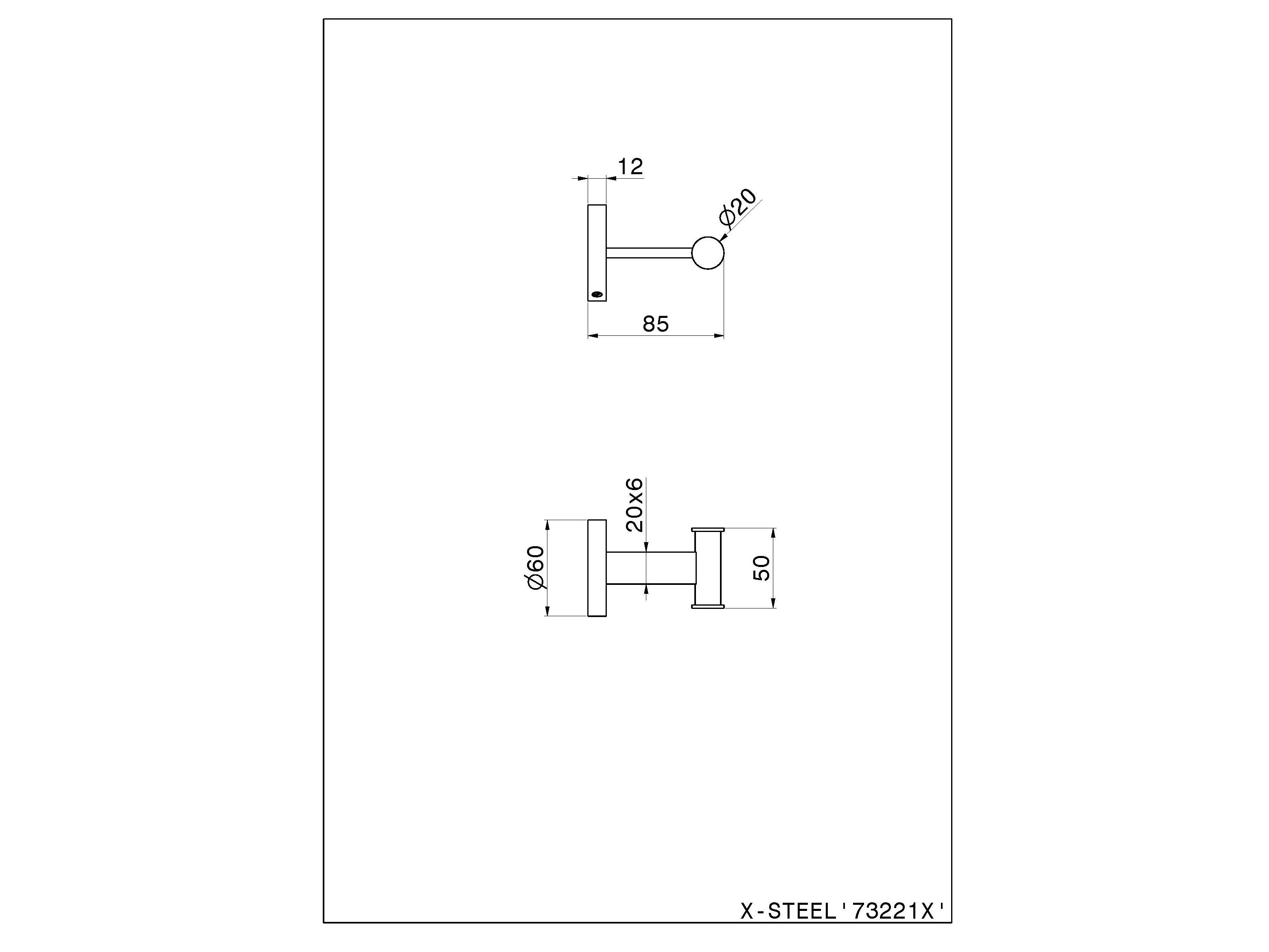 Халат из нержавеющей стали Newform аксессуары X-STEEL 316 ARCH-00148487 - Вид №3