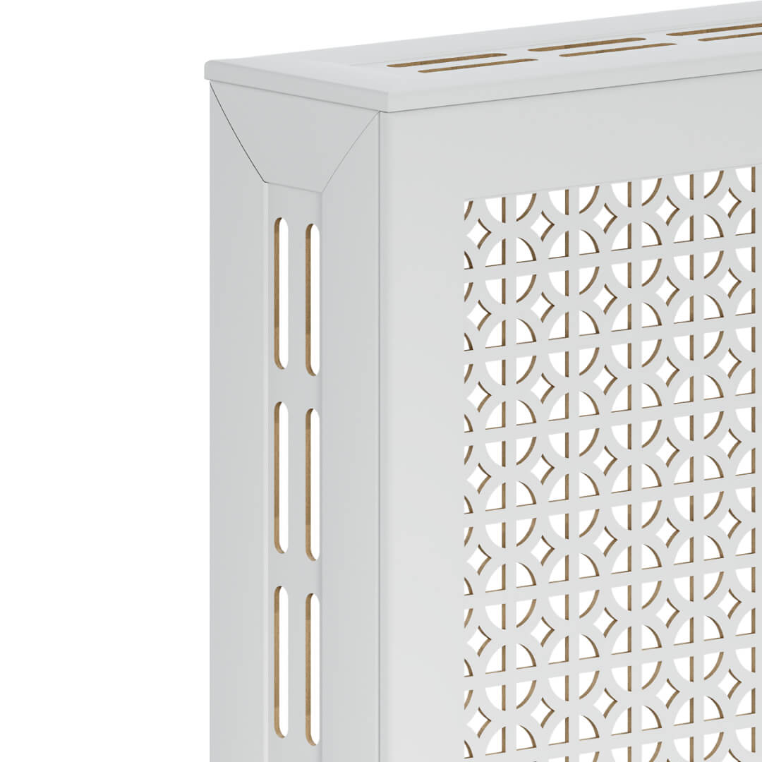 Экран для радиатора 90х60 см Сусанна белый STELLA Standart STSR-1192