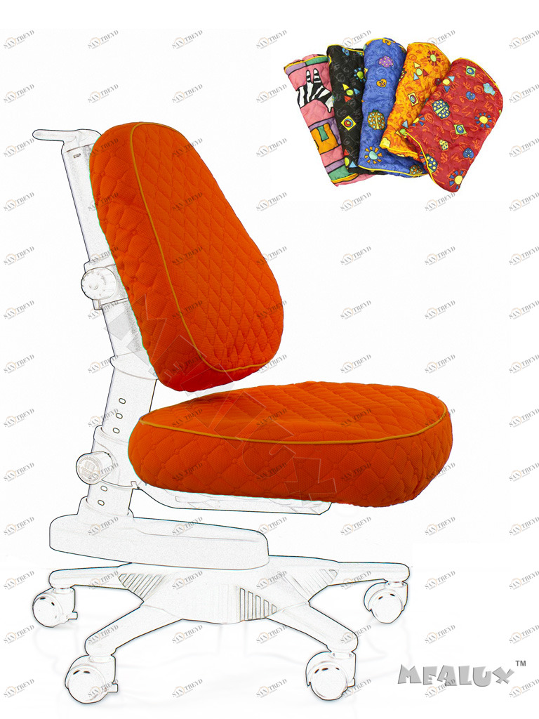 Чехол для кресла Newton/Match оранжевый однотонный COMF-PRO  261279 Красный Santreyd 