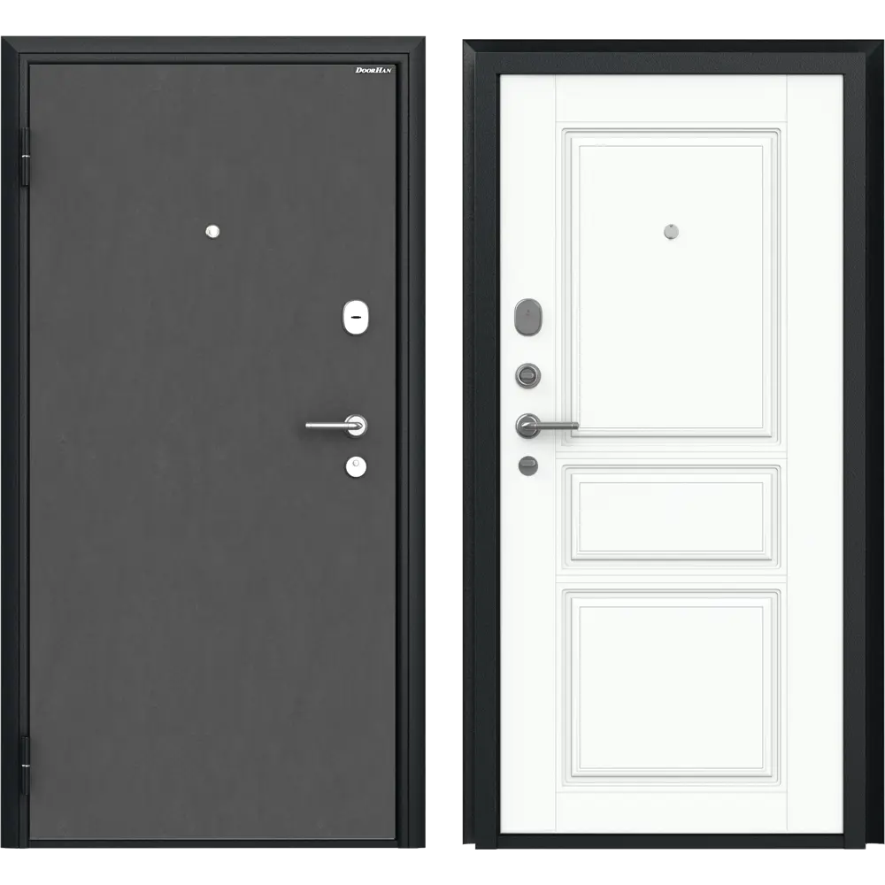 Дверь входная металлическая Премиум New 98x205 см левая малибу классик DOORHAN STLM-2096057