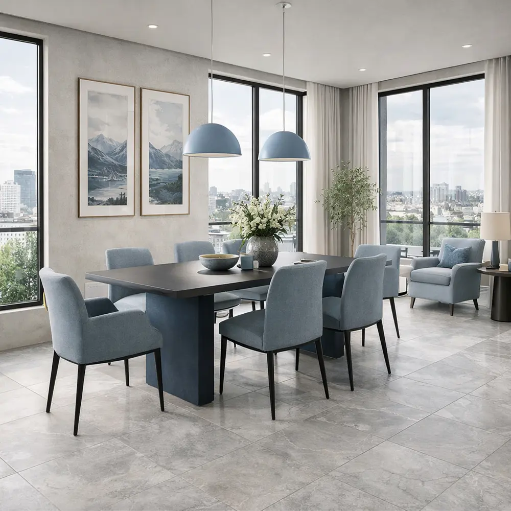 Глазурованный керамогранит Abgres Concrete 60x60 см 1.44 м² матовый цвет светло-серый 89461863 STLM-2174980 Santreyd - Вид №3
