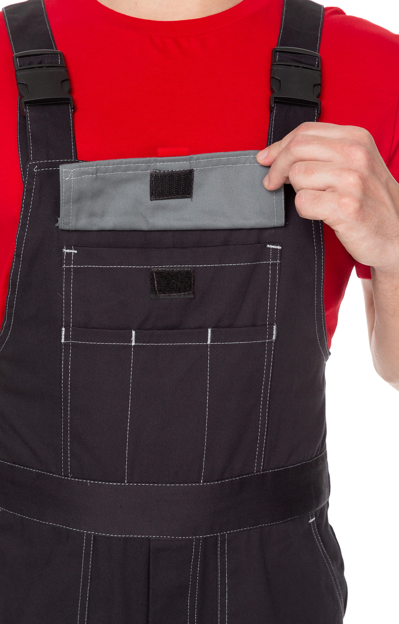 69264 Костюм "Профи" темно-серый  Летняя спецодежда  размер 52-54/182-188  - Вид №20