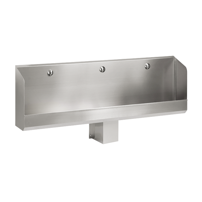 91040 Нержавеющий подвесной писсуаровый желоб, 1800 мм SANELA 