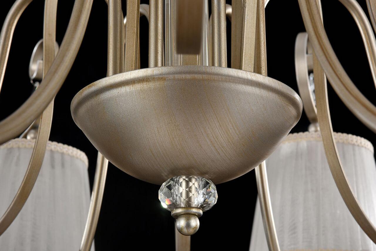 Потолочная люстра Freya Simone FR2020-CL-08-BG FREYA ДИЗАЙНЕРСКИЕ, SIMONE CHAMPAGNE 187912 Бежевый  - Вид №2