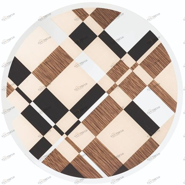 VGnewtrend Круглый деревянный стол для гостиной  7511950.00 