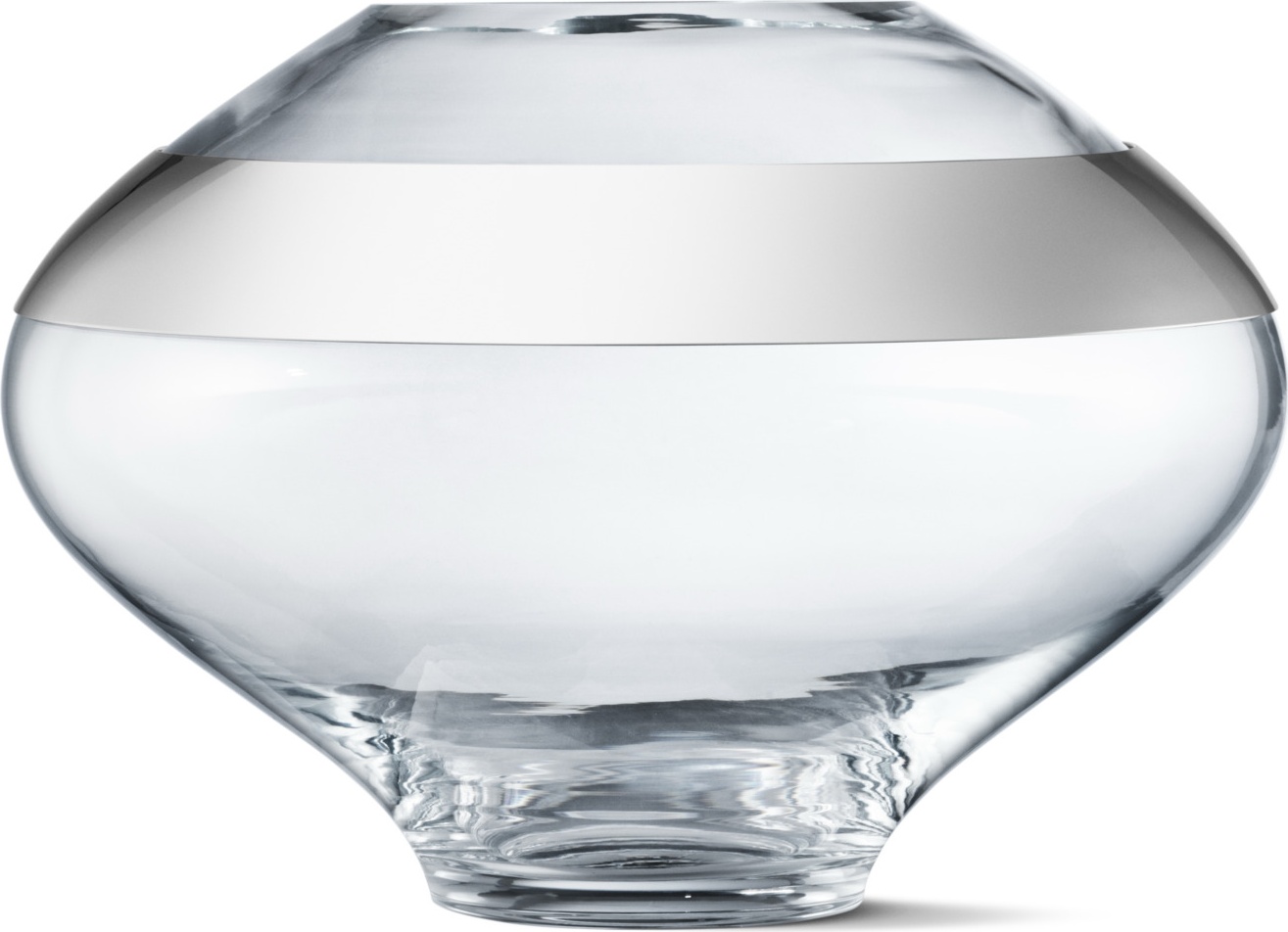 10661495 Georg Jensen Ваза Georg Jensen "Дуо" 23,5см Стекло 