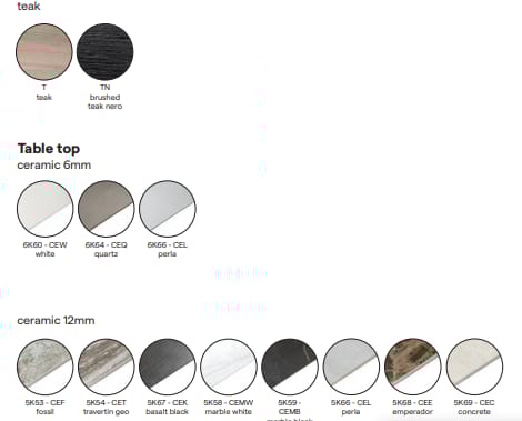 Керамический садовый стол MANUTTI Torsa ARCH-00059002 - Вид №9