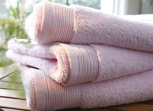 TOW_UNI_PET_30 Полотенце 30/50 petal розовый хлопок 600гр/м2 Blanc des Vosges Santreyd 