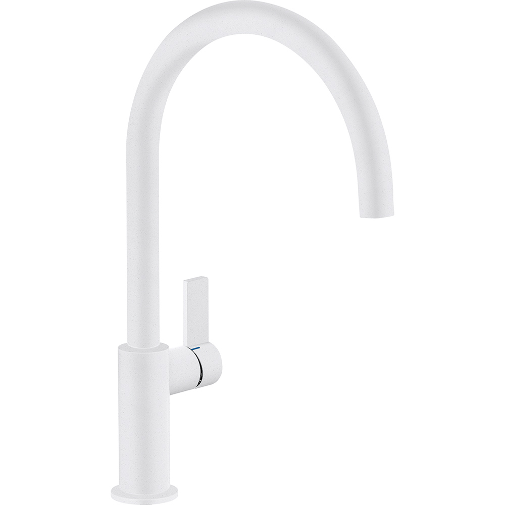Смеситель кухонный  Franke Ambient Поворотный излив Fragranite Белый sun-id-1698961