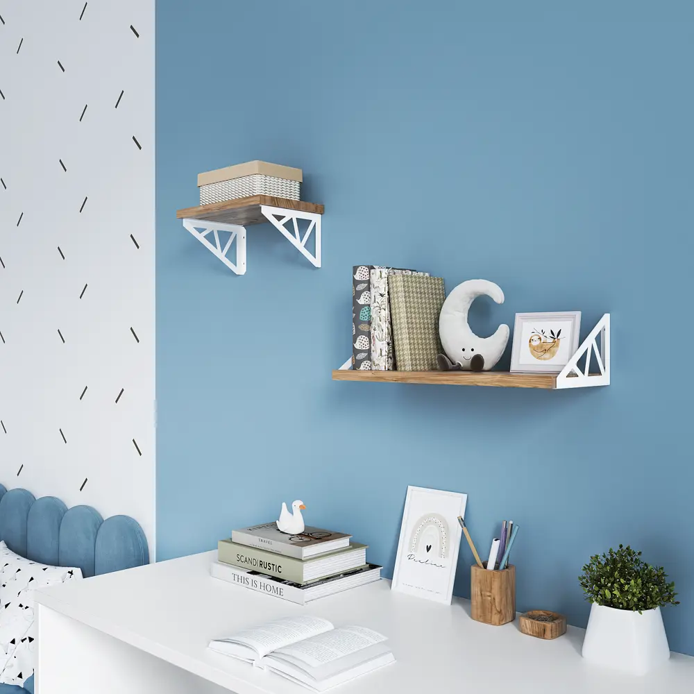 Утилитарный кронштейн Денвер 2x13 см нагрузка до 20 кг цвет белый Santreyd STLM-2110652 - Вид №3