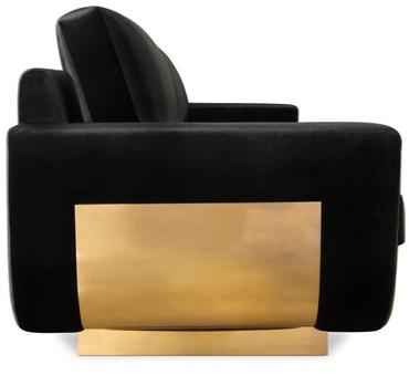 KOKET 3-х местный бархатный диван sun-id-1380324 - Вид №2