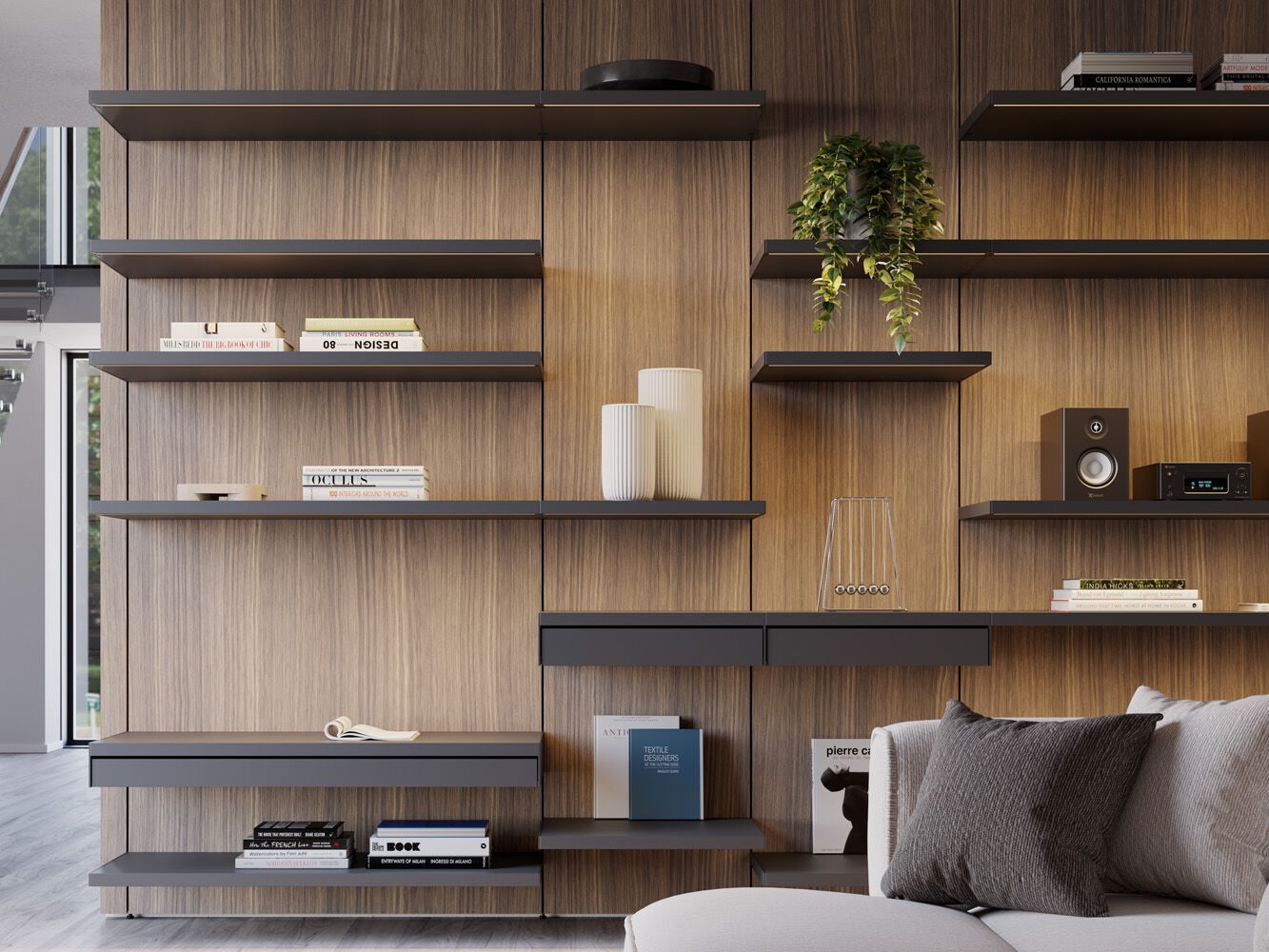 Модульная система для оснащения стен и гардеробных SALICE LUXER ARCH-00085420 - Вид №1