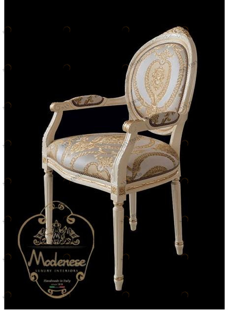 Modenese Gastone Стул с обивкой и подлокотниками Deluxe sun-id-1356650