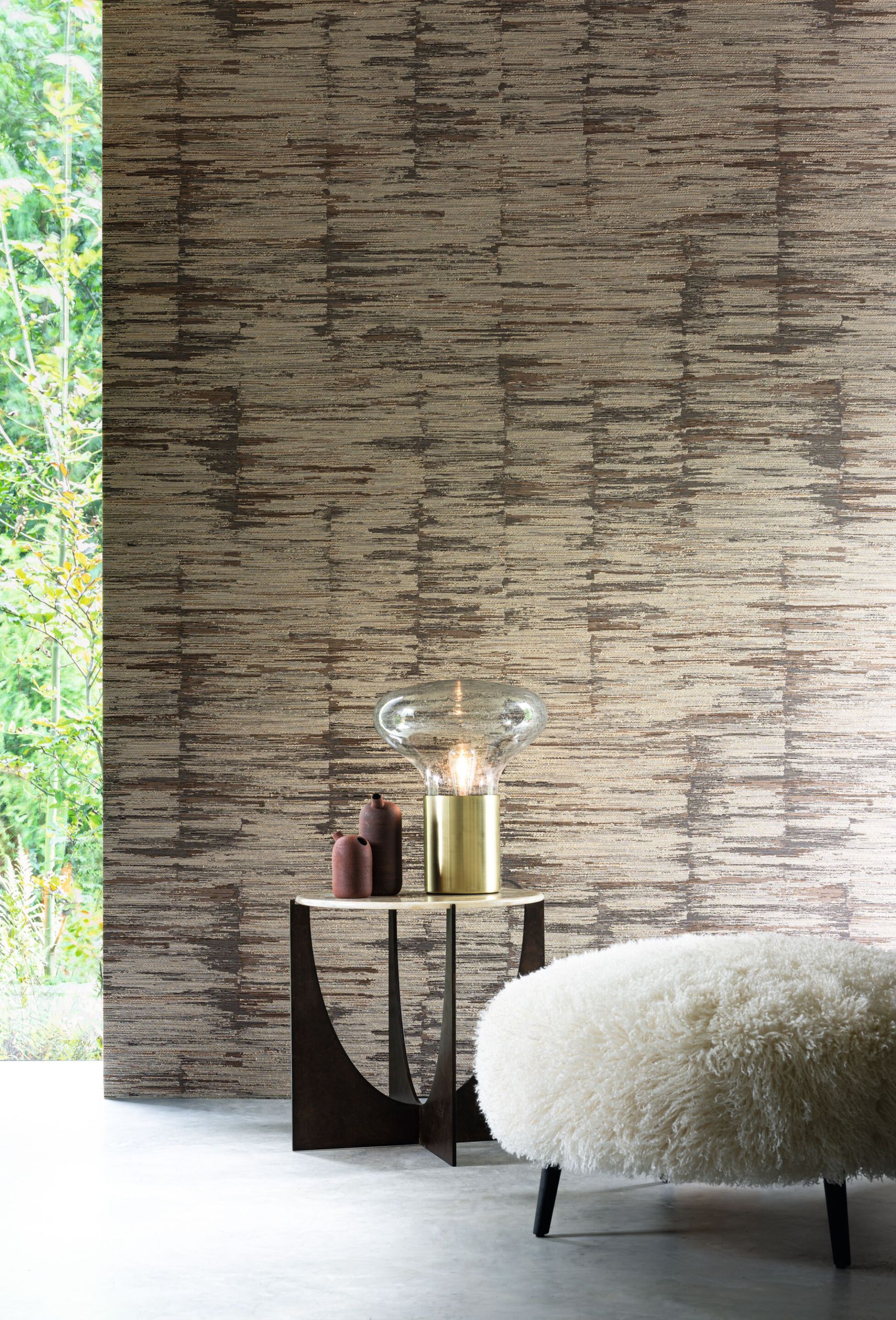 Настенная ткань с графическим рисунком Casamance Féroé ARCH-00023936 - Вид №5