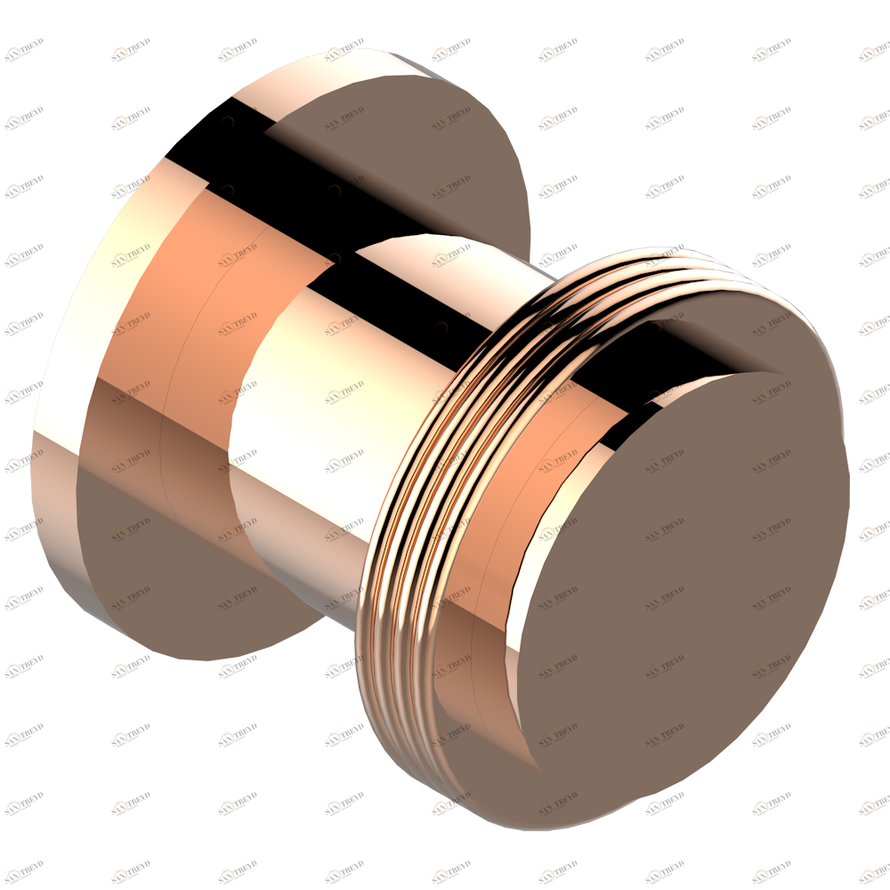 U4B-26BP Ручка среднего размера Thg-paris Diplomate с проточенными кольцами Розовое золото U4B-26BP CAT.F
