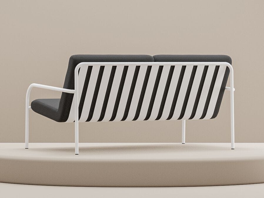 Стальной садовый диван с порошковым покрытием Metallbude CRUZ ARCH-00037484 - Вид №1