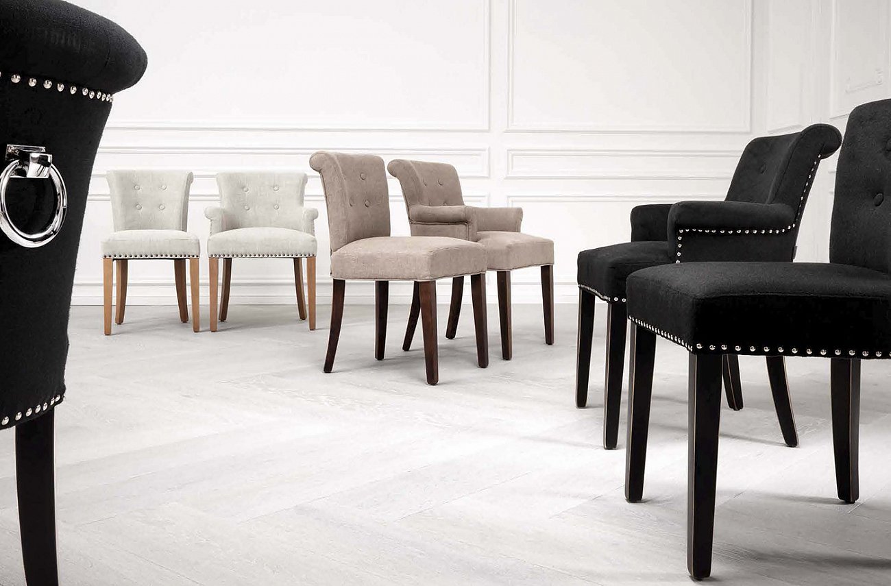 Стул черный обеденный Key Largo от Eichholtz EICHHOLTZ  247247 Черный  - Вид №2