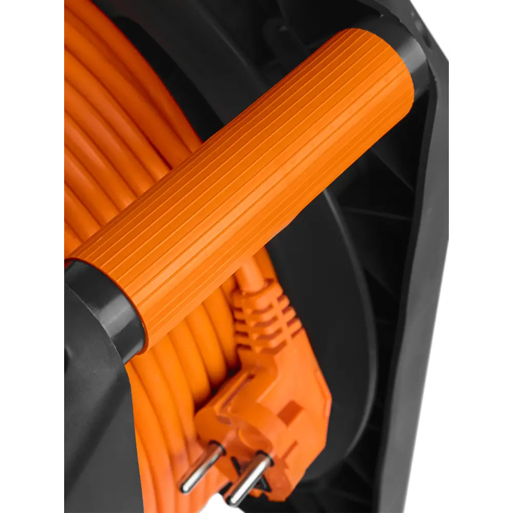 Удлинитель на катушке TDM Electric Люкс 4 розетки с заземлением ПВС 3x1.5 мм 30 м STLM-2027711 - Вид №5