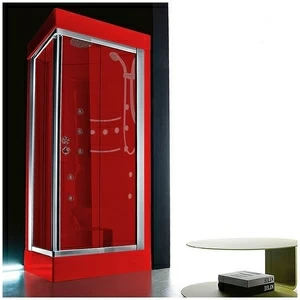 Душевая кабина Gruppo treesse Acquazzurra 72 STI-B7576S-K белая с гидромассажем угловая левая