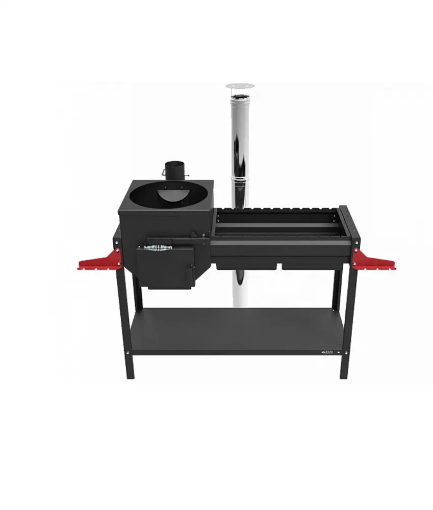 91139791 Мангал Grillver Искандер 68.50x155.50x247 см толщина 3 мм STLM-0961143