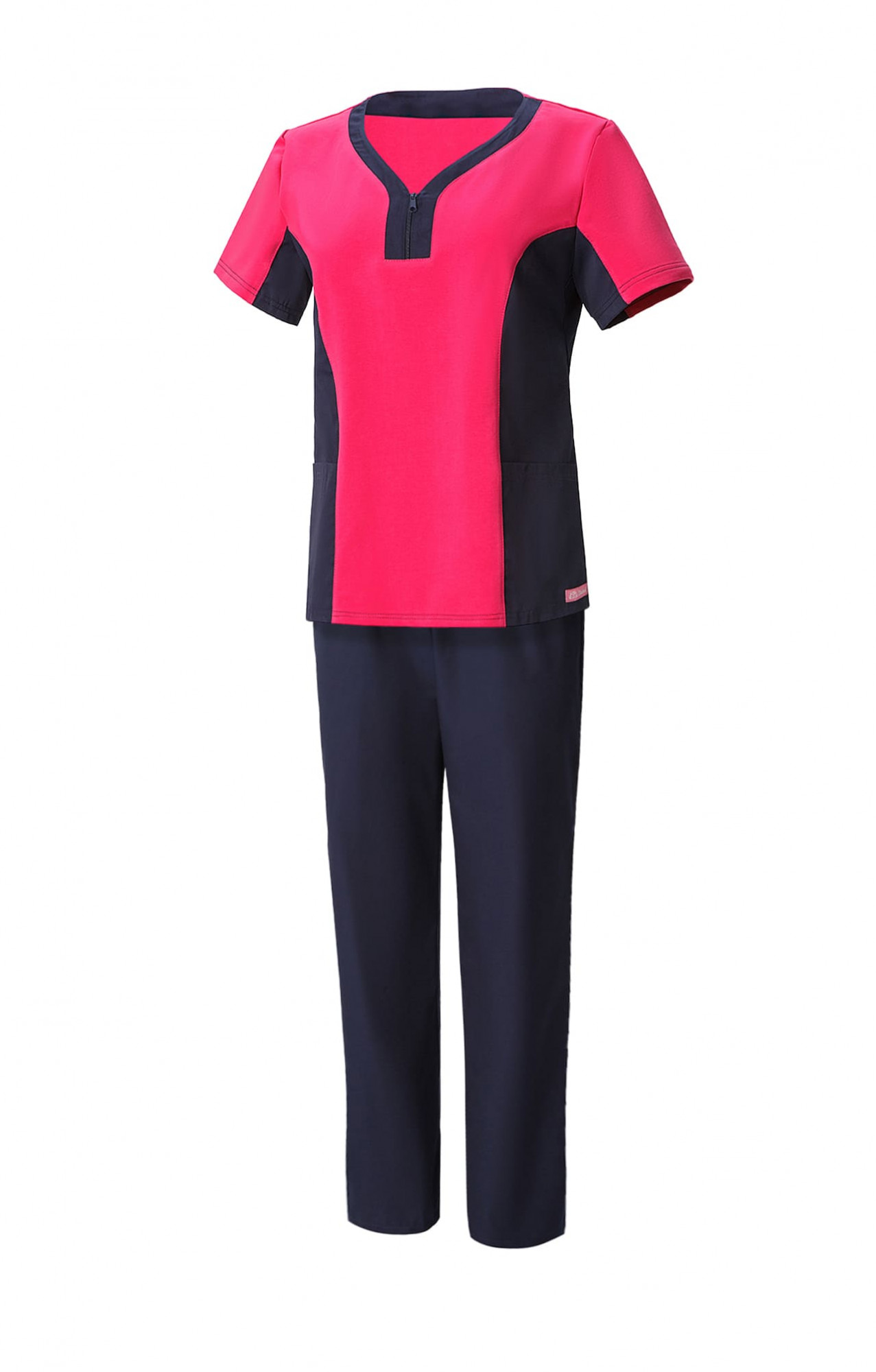 4958606 Костюм Шарм темно-синий с фуксией  Медицинская одежда размер 54 Спецодежда 