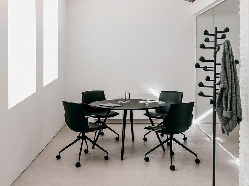 arper Кресло на эстакаде с подлокотниками на колесиках Catifa up sun-id-1485451 - Вид №7