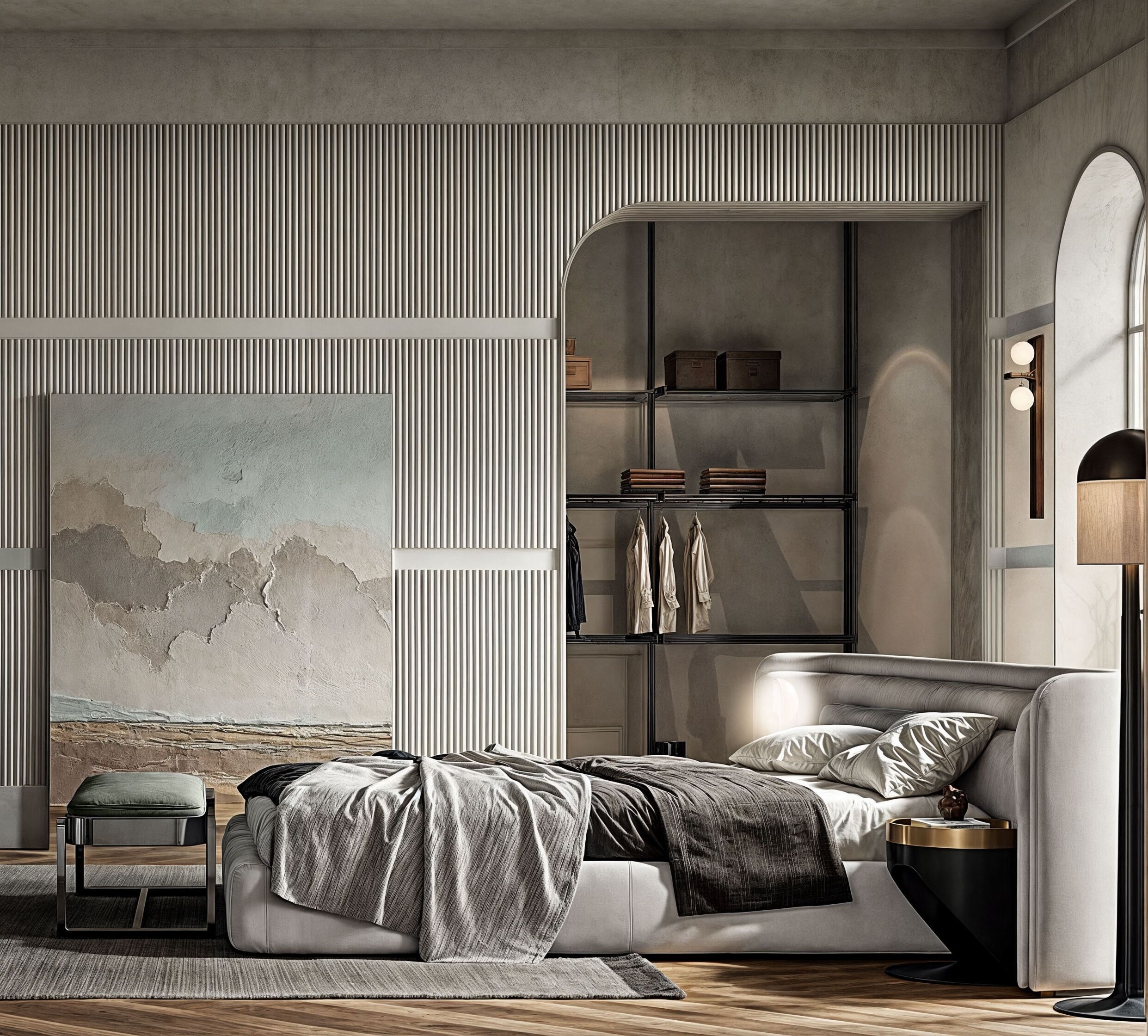 Мягкая скамейка из ткани Wayne Enterprises Home Collection WE-223 ARCH-00117868 - Вид №2