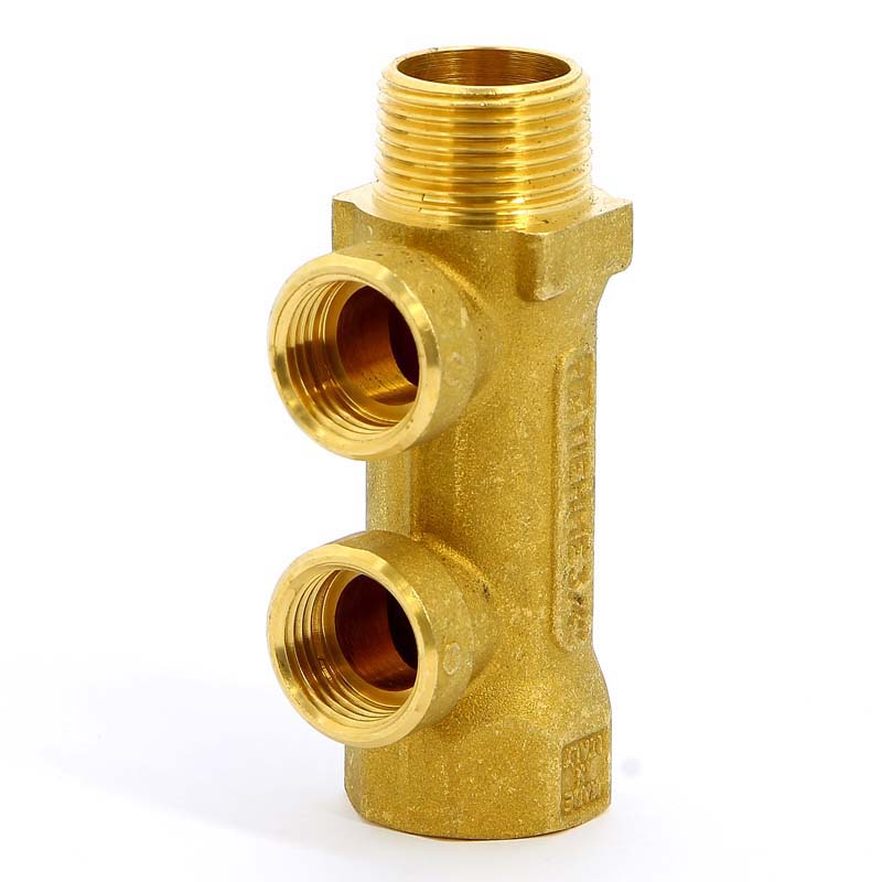 Коллектор НВ 3/4" TIEMME 2 выхода 1/2"В 36мм 1910052