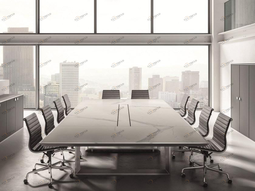 IFT Стол для переговоров из технической керамики с эффектом мрамора 45/90 sun-id-1365643