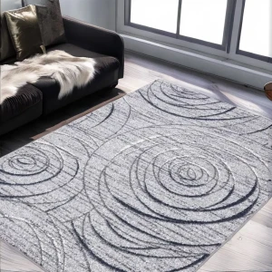 91608447 Ковер Agnella Eco Top Venti Grey прямой 160x230 см полипропилен STLM-1045238