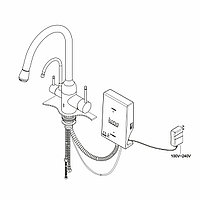 SКN-O3-07-SN Смеситель-озонатор Kona Ozone со встроенным краном для питьевой воды, низкий излив Konaozone  - Вид №12