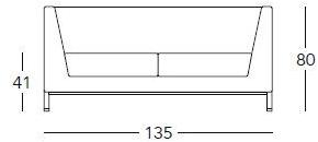 Real Piel 2-местный тканевый диван Star sun-id-1482682 - Вид №1