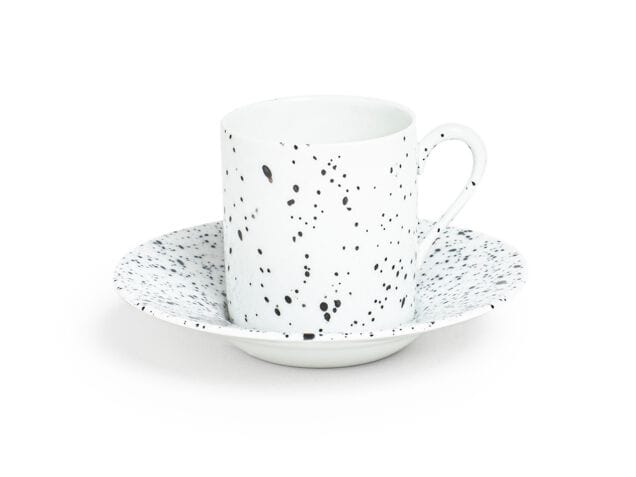 Фарфоровая кофейная чашка с блюдцем Non Sans Raison Splash ARCH-00057440 - Вид №2