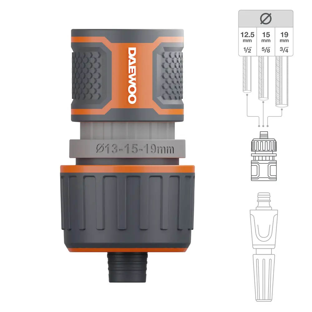Коннектор Santreyd для систем полива 3/4 дюйма 89372598 STLM-0955604 - Вид №1