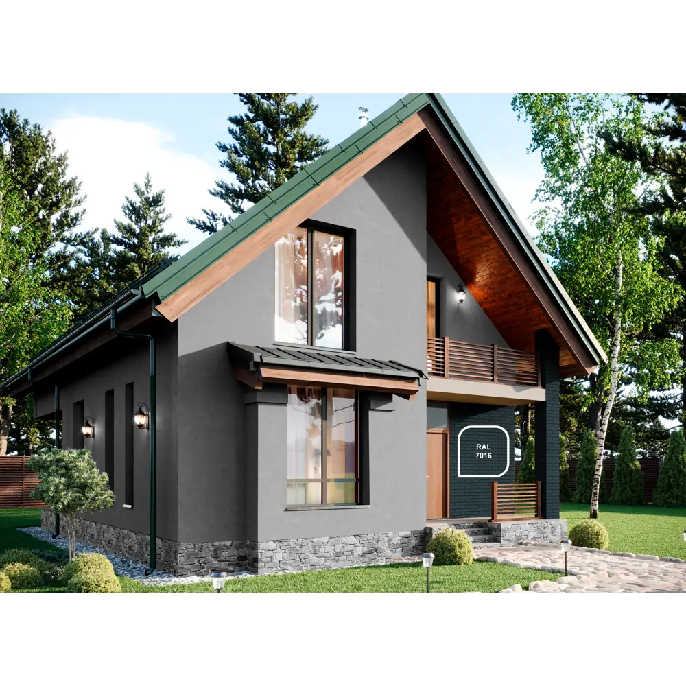 Краска водно-дисперсионная Alpina Starke Fassade прозрачная база C 9 л STLM-2183475 - Вид №8