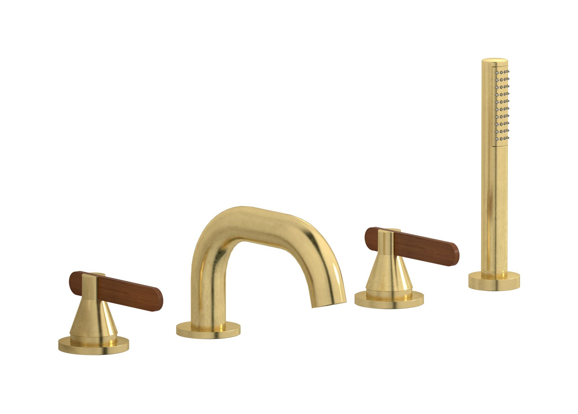 Смеситель для ванны с 4 отверстиями и ручным душем IB Soho ARCH-00108183 - Вид №3