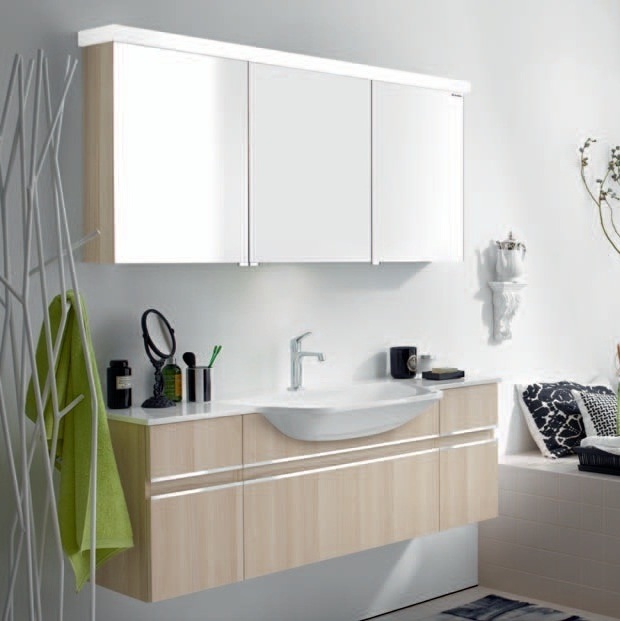 Композиция № 1 Lina Collection комплект мебели для ванной комнаты Burgbad 42419 - Вид №1