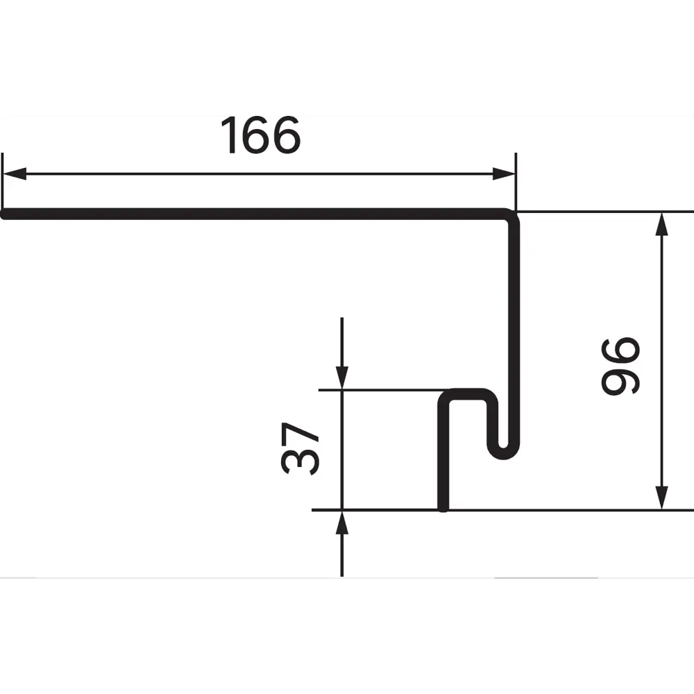 83577591 Планка околооконная Artens 3000 мм цвет коричневый STLM-0041959  - Вид №3