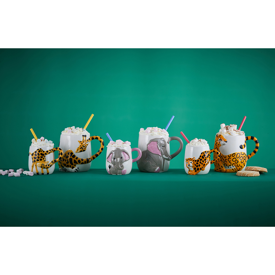 P_0059.078 Набор из 2 кружек cheetah, 405 мл и 195 мл Price&Kensington  - Вид №4