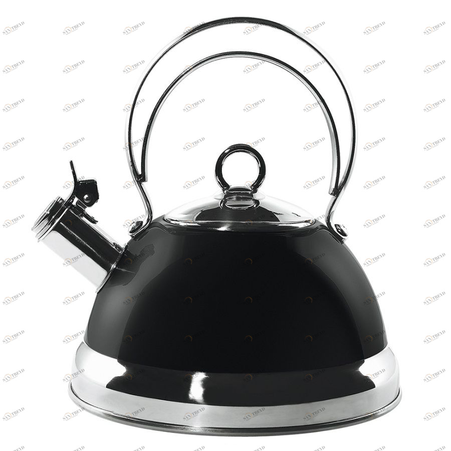 Чайник со свистком, 2,5 л, черный Wesco 34052062
