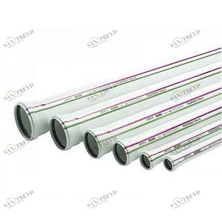 Труба канализационная RAUPIANO PLUS с раструбом d40/250 мм REHAU 123014