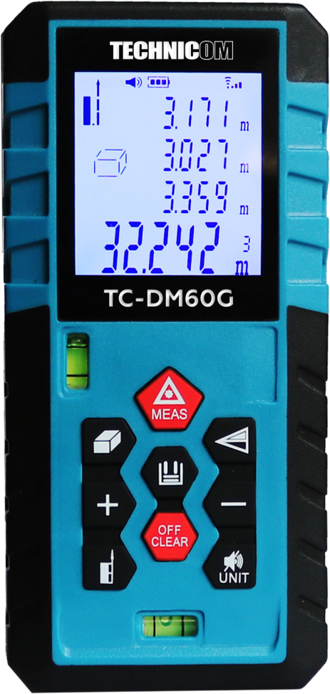91038111 Дальномер лазерный TC-DM60G, 60 м STLM-0452390 TECHNICOM