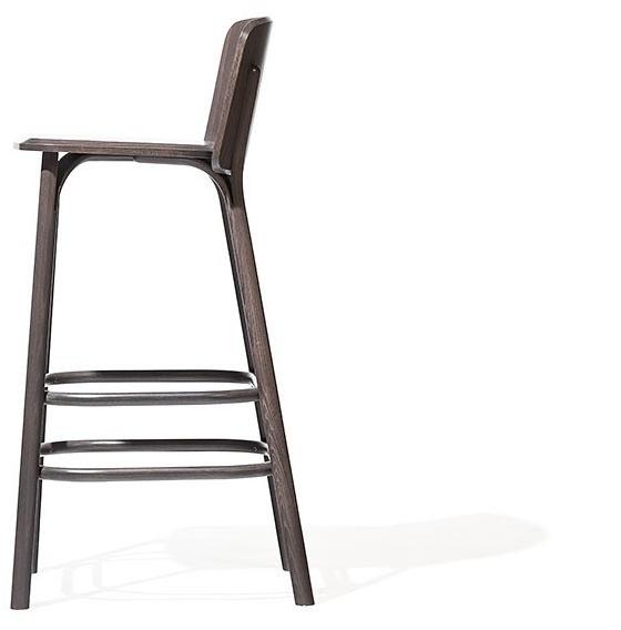 TON Табурет деревянный со спинкой Split sun-id-1400318 - Вид №2