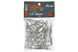 16660244 Вытяжные заклепки 4.8х16 мм, 50 шт IP14-506 Tulips Tools