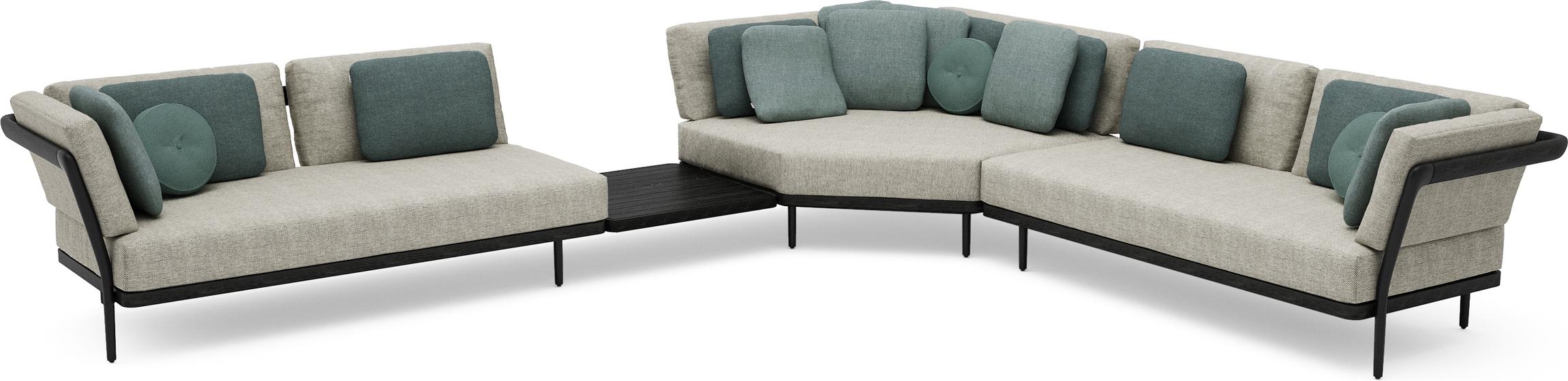 MNST1210 Concept 1 teak nero черный Manutti Flex