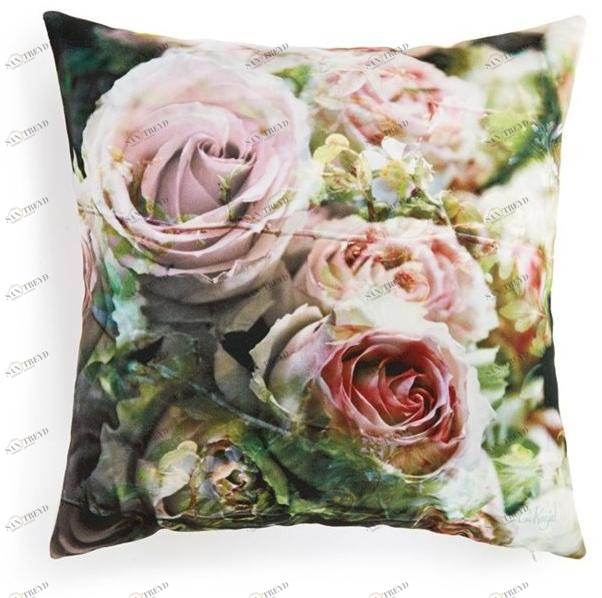 Koziel Квадратная подушка с цветочными мотивами  9999-21 