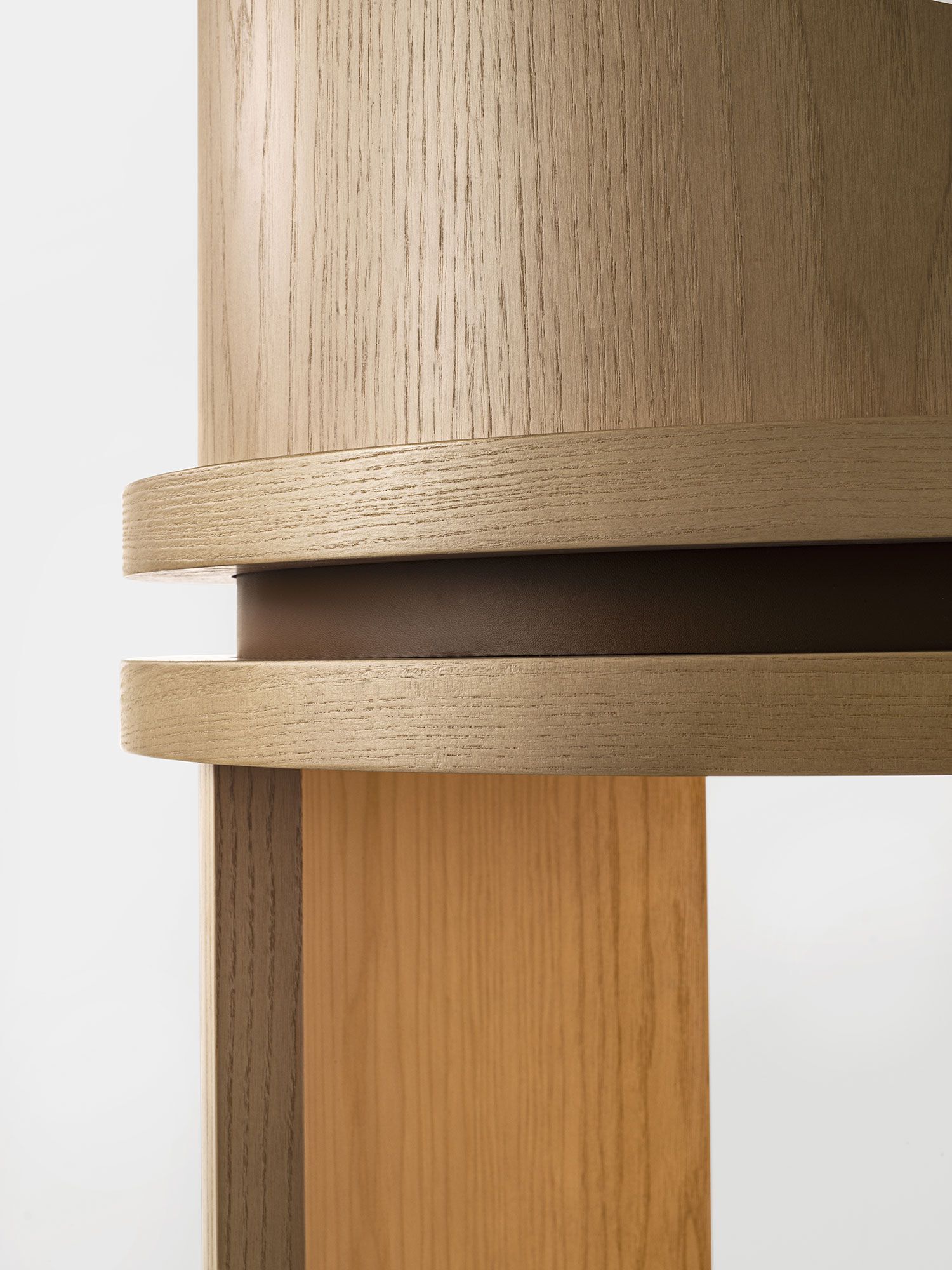 Деревянная вращающаяся Книжная полка Vittoria Frigerio ROMA ARCH-00066822 - Вид №2