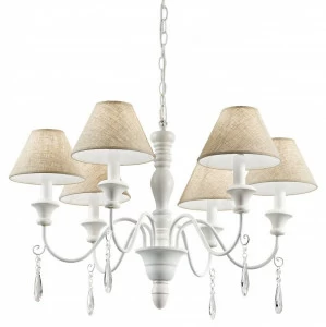 Подвесная люстра Ideal Lux Provence SP6 IDEAL LUX ДИЗАЙНЕРСКИЕ, PROVENCE 057419 Бежевый